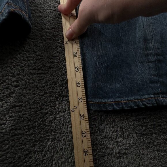 Nudie Jeans Co Mens Jeans Denim Pants Trouser Size 28x32 GRIM TIM WHITE KNEE - Picture 12 of 16